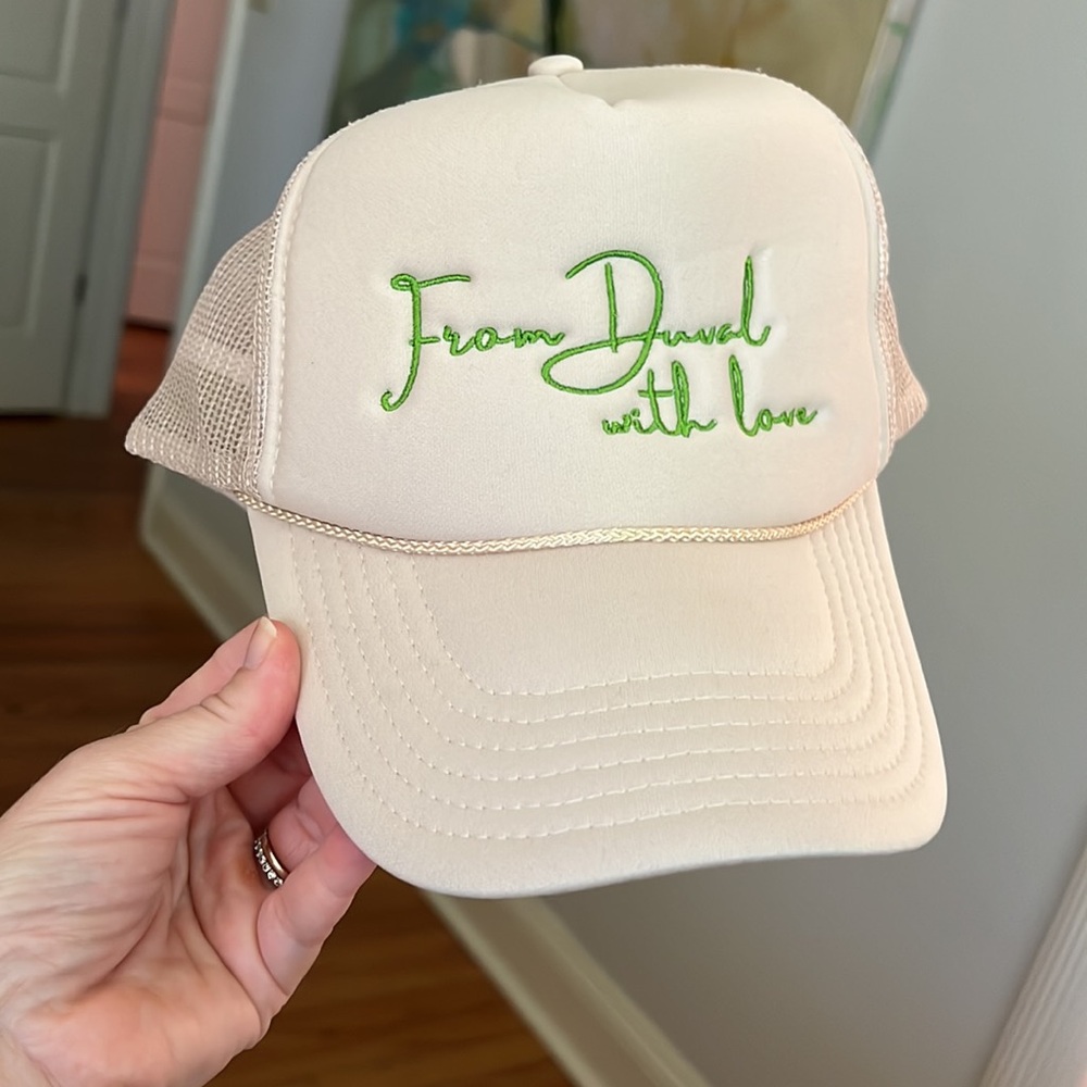 From Duval with Love embroidered hat SnapBack Jacksonville jaguars